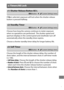 Page 343319
If On  is selected, exposure will lock when the shutter-release 
button is pressed halfway.
Choose how long the camera continues to meter exposure 
when no operations are performed.
 The shutter-speed and 
aperture displays in the control panel and viewfinder turn off 
automatically when the standby timer expires.
Choose a shorter standby timer delay for longer battery life.
Choose the length of the shutter release delay, the number of 
shots taken, and the interval between shots in self-timer mode...