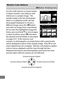 Page 392368
Use the multi selector as shown below 
to adjust monitor color balance with 
reference to a sample image.
 The 
sample image is the last photograph 
taken or, in playback mode, the last 
photograph displayed; to choose a 
different image, press the  W button 
and select an image from a thumbnail 
list (to view the highlighted image full 
frame, press and hold  X; to view images 
in other locations, press  W and select 
the desired card and folder as described 
on page 237).
 If the memory card...