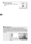 Page 6238
6Exit live view mode.
Press the a button to exit live view 
mode.
ALive View Zoom Preview
Press the  X button to magnify the view in the monitor up to a 
maximum of about 23×.
 A navigation window will appear in a gray 
frame at the bottom right corner of the display. Use the multi selector 
to scroll to areas of the frame not visible in the monitor, or press  W to 
zoom out.
X  buttonNavigation window 