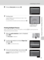 Page 7967
Connecting to a Printer
Connecting to Televisions, Computers and Printers
6Choose Start print and press k.
7Printing starts.
Monitor display returns to that shown in step 1 when 
printing is complete.
To cancel before all copies have been printed, press k.
Printing Multiple Pictures
After connecting the camera to the printer correctly (A65), print pictures by 
following the procedure below.
1When the print selection screen is displayed, 
press d.
The Print menu is displayed.
2Use the multi selector to...