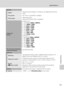 Page 137125
Specifications
Technical Notes
Storage
MediaInternal memory (Approx. 19 MB), Secure Digital (SD) memory 
cards
File systemDCF, Exif 2.2, and DPOF compliant
File formatsStill images: JPEG
Movies: AVI (Motion-JPEG compliant)
Image size
(pixels)COOLPIX L22:
•12M (High) [4000 × 3000P]
•12M [4000 × 3000]
•8M [3264 × 2448]
•5M [2592 × 1944]
•3M [2048 × 1536]
•PC [1024 × 768]
•VGA [640 × 480]
•16:9 [3968 × 2232]
COOLPIX L21:
•8M (High) [3264 × 2448P]
•8M [3264 × 2448]
•5M [2592 × 1944]
•3M [2048 × 1536]
•PC...