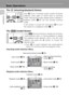 Page 22
8
Introduction
Basic Operations
The i (shooting/playback) Button
The  C  (mode) Button
Press C  during shooting to display the shooting-
mode selection menu, or during playback to display
the playback-mode selection menu. Use the multi
selector and press the  d button to choose the
desired mode.
• Press  i to switch between the mode-selection
menus for shooting mode and playback mode.
Shooting-mode Selection Menu
Playback-mode Selection Menu
Press  i once in shooting mo de to enter full-frame
playback;...