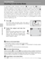 Page 5442
Anti-shake Mode
Anti-shake Mode
Shooting in Anti-shake Mode
In anti-shake mode, vibration reduction (c114) and BSS (c95) are
enabled. In addition, ISO sensitivity is automatically raised to 1600 depending
upon the brightness of the subject and shutter speed is faster than with L
(auto) mode, under the same lighting conditions, to reduce blurring caused
by camera shake or subject movement. The flash is disabled. This mode is
most effective when shooting under natural light. Combine it with the tele-...