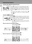 Page 208
Introducción
Operaciones básicas
El botón i (disparo/reproducción)
El botón C (modo)
Pulse C durante el disparo para mostrar el menú
de selección del modo de disparo o durante la repro-
ducción para mostrar el menú de selección del modo
de reproducción. Utilice el multiselector giratorio
(c9) para elegir el modo deseado.
•Pulse i para alternar entre los menús de selec-
ción del modo para el modo disparo y el modo  de
reproducción.
Menú de selección del modo de disparo
Menú de selección del modo de...