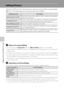 Page 8068
More on Playback/In-Camera Editing
Editing Pictures
Use the COOLPIX S570 to edit pictures in-camera and store them as separate files 
(A132). The editing features described below are available.
CNotes on In-camera Editing
•Pictures taken at an Image mode setting of P 16:9 (3968) (A94) cannot be edited.
•The COOLPIX S570 editing functions are not available for pictures taken with non-COOLPIX S570 
digital cameras.
•If no faces can be detected in the image, the image cannot be edited with skin softening...