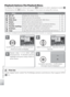 Page 9080
The Playback Menu
Playback Options: The Playback Menu
To  display the playback menu, press the  button to select playback mode ( 
19) and press the 
 button.  See page 17 for more on using the menus.
O ption Description
SET UP Display the setup menu. 83
Print set Select pictures for printing. 61
Slide show View pictures in an automatic slide show. 81
Delete 
*D elete all or selected pictures. 81
Prot ect 
*Pr otect selected pictures from accidental deletion. 81
Tr ansfer marking 
*Change transfer...