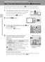 Page 3422
Basic Photography and Playback: Auto Mode
Basic Photography and Playback: Auto Mode
Step 1 Turn the Camera On and Select A (Auto) Mode
This section describes how to take pictures in A (auto) mode, an automatic, 
“point-and-shoot” mode recommended for first-time users of digital cameras.
1Press the power switch to turn on the camera.
The power-on lamp (green) will light for a moment and 
the monitor will turn on. The lens will also extend.
Proceed to step 4 when A is displayed.
2Press the e button....