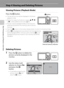 Page 40
28
Basic Photography and Playback : Auto Mode
Step 4 Viewing and Deleting Pictures
Viewing Pictures (Playback Mode)
Press the c button.
•The last picture shot will be displayed in full-frame 
playback mode.
• Rotate the rotary multi selector, or press  H, I , J  
or  K, to view additional pictures ( A10).
• Pictures may be displayed briefly at low resolution 
while being read from the memory card or internal 
memory.
• Press the  A button or the shutter-release button to return to shooting mode.
• When...