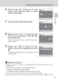 Page 3521
Setting Display Language, Date, and Time
First Steps
6Edit the day ([D]) (order of the day,
month, and year may differ in some
areas) and press d.
7Edit the month ([M]) and press d.
8Repeat steps 6 and 7 to edit the year
([Y]), hour, and minutes. Press d after
setting each item.
The row for setting the order in which the date is dis-
played will blink.
9Choose the order in which the day,
month, and year are displayed and press
d.
The settings are applied and monitor display returns to
shooting mode....