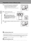 Page 3418
The Basics of Shooting and Playback
Preparation 3 Insert a Memory Card
1Be sure that the power-on lamp and the 
monitor are off and open the battery-
chamber/memory card slot cover.
•Be sure to turn off the camera before opening the 
cover.
2Insert the memory card.
•Slide the memory card in until it clicks 
into place.
BInserting the Memory Card
Inserting the memory card upside down or 
backwards could damage the camera or 
the memory card. Be sure to check that the 
memory card is in the correct...