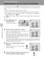 Page 5644
One-Touch Portrait Mode
One-Touch Portrait Mode
Taking Pictures in the One-Touch Portrait Mode
For portrait shots, press the m button when the camera is in the auto mode,
scene mode and movie mode. The following features are automatically acti-
vated:
• Portrait: The portrait subject stands out clearly.
• Face-priority AF: The camera automatically detects and focuses on faces.
• Auto red-eye reduction: The flash mode is automatically set to A (auto
with red-eye reduction: c29)
Press m again to return...