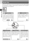 Page 1616
1Before You Begin
Mode Dial
Using the mode dial, you can set the camera to suit your level and style
of photography. To select a mode, align the mode icon with the power-
on lamp next to the mode dial.
4630
716992
 Auto Mode
A simple “point-and-shoot”
mode in which the majority of
camera settings are controlled
by the camera. Recommended
for first-time users of digital
cameras.  Scene Mode
Choose from fifteen “scenes”
suited to different subjects or
shooting conditions and let
the camera do the rest....