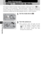 Page 3030
3Basic Photography
Basic Photography
Step 1 – Select   Mode
This section details the basic steps involved in taking pictures in   (au-
to) mode. In this automatic, “point-and-shoot” mode, the majority of
camera settings are controlled by the camera in response to shooting
conditions, producing the best possible results in most situations.
Set the mode dial to  .
Turn the camera on.
• The power-on lamp will light and the
monitor will display a welcome screen
( 93). The camera is ready to shoot
when the...