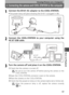 Page 6363
Viewing Pictures on a Computer
5More on Playback
2. Connecting the camera and COOL-STATION to the computer
Connect the EH-61 AC adapter to the COOL-STATION.
• The power lamp will glow showing the EH-61 is plugged in ( f).
Connect the COOL-STATION to your computer using the
UC-E7 USB cable.
Turn the camera off and place it on the COOL-STATION.
cCheck that the camera is turned off.
Be sure to turn the camera off before placing the camera on the
COOL-STATION.
dOpen the COOL-STATION connector cover on the...