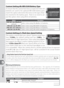 Page 170160
Custom Settings
Setup
Custom Setting d8: MB-D200 Battery Type
To ensure that the camera functions as expected when AA 
batteries are used in the optional MB-D200 battery pack, 
match the option selected in this menu to the type of bat-
tery inserted in the battery pack.  There is no need to ad-
just this option when using EN-EL3e batteries.
Option Description
LR6 (AA-size Alkaline)
(default)Select when using LR6 alkaline AA batteries.
HR6 (AA-size Ni-MH)Select when using HR6 NiMH AA batteries.
FR6...