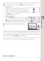 Page 6757
Reference—Focus
2 Check that the in-focus indicator (●) appears in the viewﬁ nder.
Single-servo AF
Focus will lock automatically when the in-fo cus 
indicator appears, and re main locked until you 
remove your ﬁ nger from the shutter-re lease 
button.  Focus can also be locked by pressing 
the AE-L/AF-L button (see below).
Con tin u ous-servo  AF
Press the AE-L/AF-L button to lock both fo cus and 
exposure.  Focus will remain locked while the AE-
L/AF-L button is pressed, even if you later remove...