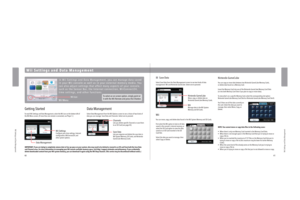 Page 224041
Wii Settings and Data Management
Wii Settings and Data Management
Wii Settings and Data Management
Getting Started
To reach Wii Settings and Data Management, select the Wii icon on the bottom left of 
the Wii Menu screen. (If more than one remote is connected, use Player 1.)
Data Management
Select Data Management from the Wii Options screen to see a choice of two kinds of 
data you can manage: Save Data and Channels. Select one to proceed.
    Save Data
Select Save Data from the Data Management...