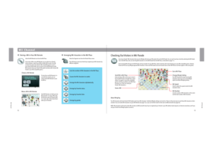 Page 81213
Mii Channel
Mii  Channel
Mii Channel
 Storing a Mii in Your Wii Remote
      Select the Wii Remote icon from the Mii Plaza.
    If you store a Mii on your Wii Remote, you can take it to a friends  
    house and give a copy of your Mii to another Wii console. Your Mii 
    can then be used in your friends Mii-compatible games or put in 
    your friends Mii Parade. (You can also use your Wii Remote to grab  
    Mii characters from your friends Wii system and later add it to your Mii
    Parade or...