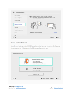 Page 116 
Taken from: nintendo.co.uk 
Compiled by: switchmanual.com  Go To :  Table of Content ^ 
  