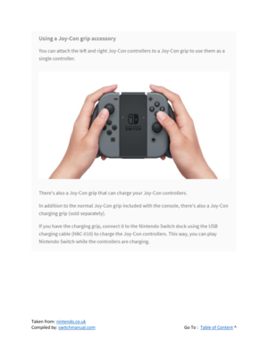 Page 39 
Taken from: nintendo.co.uk 
Compiled by: switchmanual.com  Go To :  Table of Content ^ 
  