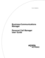 Page 1 
Part No. P0936569 02
Business Communications 
Man ag er  
Personal Call Manager 
User Guide 