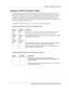 Page 39Chapter 4  Setting up AMIS    39
CallPilot Message Networking Set Up and Operation Guide
Examples of Dialing Translation Tables
The following tables are examples of Dialing Translation Tables and how they work. Every 
Dialing Translation Table entry consists of an Input value column and an Output value column. 
The values in the Input column represent the leading digits of the Network extensions which, if 
matched, are replaced by the corresponding value in the Output column. The * after a value...