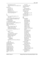 Page 165Index  165
P0908510 Issue 01 Enterprise Edge Feature Programming Telephone Guidetelecommuting using
 115
videoconferencing and video telephony using
 
115
ISDN PRI
 111
2-way DID
 112
Call by Call
 113
Dialing Plan
 113
Emergency 911
 112
Name and Number blocking
 112
Network Name Display
 111
L
LAN
access using ISDN applications
 115
router
 116
to LAN bridging ISDN applications
 116
language, changing on the display
 90, 100
Last Number Redial
programming
 53
Last Number Redial, using
 52
leased line...