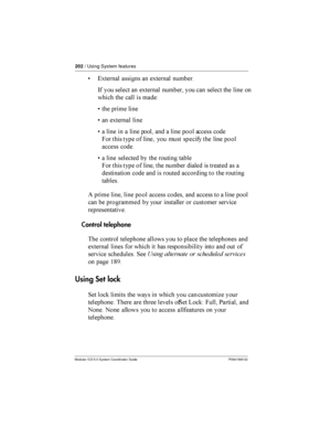 Page 202202/ Using System features
Modular ICS 5.0 System Coordinator Guide P0941565 02
, !	
 	 	 !	
 
-  
 	 !	
   	 
  
 
  	

  	
+
,   

, 	 !	
 

, 	 
  	 
 
 	
 	 
 
 	 

)    
     
 
	 

, 	 
 

    	

)    
   
	

  	
 	 	

	 
 	
  
 	
   ...