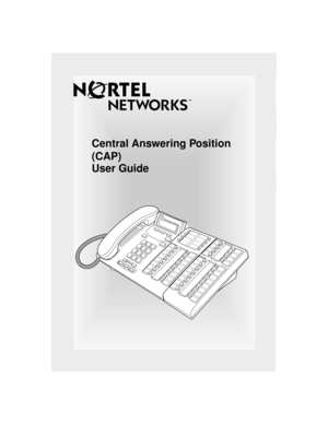 Page 1•
Central Answering Position 
(CAP) 
User Guide
  