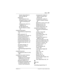 Page 271Index / 271
P0603544   02 Compact ICS 6.1 Syste m Coordinator Guide
System Speed Dial 31
time and date
 29
telephones
Call Forward
 37, 40
changing number of rings 
before forwarding call
 
38
changing the name of a 
telephone
 34
Do Not Disturb
 201
Do Not Disturb on Busy
 
40
programming basics
administration programming
 
16
Basic password
 16
customizing your Norstar
 16
entering passwords
 27
installer programming
 16
personal programming
 16
programming indicator
» 21
programming map
 24, 25–
27...