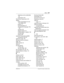 Page 239Index / 239
P0992670 03 Compact ICS 6.0 Syste m Coordinator Guide
releasing a call, accidentally 
62
supervision
 219
Disconnect Supervision
 219
display
button equivalents for one-
line display
 222
buttons
 17
Call information
 47
changing the language
 136, 
152
contrast
 152
display buttons
 18
making darker or lighter
 136
one-line
 222
testing
 226
distinctive ring patterns(DRP)
answering a call
 43
distinctive rings
 148
DN (see internal numbers)
DND
 102
DND transfer
 43
DNs
 25
Do Not Disturb
on...