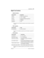 Page 591Specifications / 591
P0992638 03Modular ICS 6. 0 Installer Guide
Digital Trunk Interface
Network interface
* These values are set in Hardware programming. See the Hardware on page 455 
for details.
DSX1 operation
* This value is set in Hardware programming. See the Hardware on page 455 for 
details.
CSU operation
* This value is set in Hardware programming. See the Hardware on page 455 for 
details.
Characteristic Spec/Value
Physical RJ48C 8-pin modular jack
Line rate 1.544 +/- 32 Mbps
Framing...