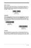 Page 432 - 27
RS232 Timeout
When using Flow Control with Timeout, you must program the length of the 
delay you want to wait for CTS from the host.  Set the length (in milliseconds) for 
a timeout by scanning the bar code below, then setting the timeout (from 1-
65535 milliseconds) by scanning digits from the inside back cover, then scan-
ning Save.   Default = 1000.
XON/XOFF
Standard ASCII control characters can be used to tell the scanner to start send-
ing data (XON/XOFF On) or to stop sending data (XON/XOFF...