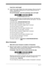 Page 775 - 7
Insert bar code length
B4 Insert the bar code’s length in the output message, without moving the 
cursor.  The length is expressed as a numeric string and does not 
include leading zeroes.
B3 and B4 Example:  Insert the symbology name and length
Send the symbology name and length before the bar code data from 
the bar code above.  Break up these insertions with spaces.  End with 
a carriage return.  
Command string:  B3F42001B4F42001F10D
B3 is the “Insert symbology name” command
F4 is the “Insert a...