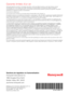 Page 12Garantie limitée d’un an
Honeywell garantit ce produit, à l’exception des piles, contre tout défaut de pièce ou de main-d’œuvre, durant une période d’un (1) an à partir de la date d’achat par le consommateur si le produit est utilisé et entretenu convenablement. En cas de défectuosité ou de mauvais fonctionnemen\
t pendant la période de garantie, Honeywell remplacera ou réparera le produit, à sa discrétion.Si le produit est défectueux,(i) le renvoyer avec la facture ou une autre preuve d’achat date au...