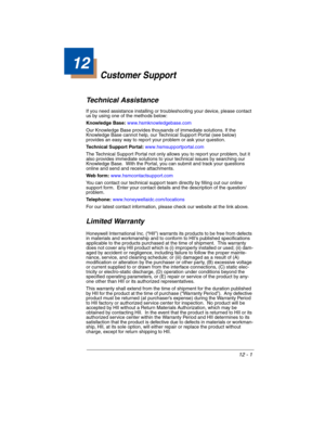 Page 22712 - 1
12
Customer Support
Technical Assistance
If you need assistance installing or troubleshooting your device, please contact 
us by using one of the methods below:
Knowledge Base: www.hsmknowledgebase.com
Our Knowledge Base provides thousands of immediate solutions. If the 
Knowledge Base cannot help, our Technical Support Portal (see below) 
provides an easy way to report your problem or ask your question.
Technical Support Portal: www.hsmsupportportal.com
The Technical Support Portal not only...