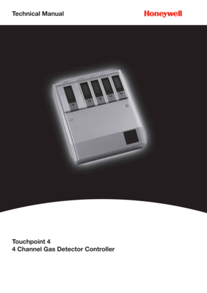 Page 1Touchpoint 4
4 Channel Gas Detector Controller Technical Manual 