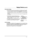 Page 31 
– 31 – 
Paging Feature (cont’d) 
 
About Manual Paging 
Your system may be set up so you can manually send a message to up to four  pagers. 
 •  Your installer programs the paging function key and the pager phone numbers. 
 •  Pressing the paging keys sends the message 
 999–9999  to the selected pager. 
 
• This message could mean “call home”, “call your office”, or any other prearranged 
meaning. 
 •  See the Paging chart at the back of this manual for details of the paging setup for 
your system....