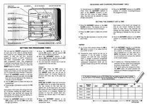 Honeywell thermostat ST799 7 Day Classic Programmer User Manual