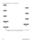 Page 374354 Xenon/Granit User GuideNote:If you make an error while scanning the letters or digits (before scanning Save), scan 
Discard, scan the correct letters or digits, and Save again.
Programming Chart  (Continued)
A
B
C
D
E
F
Save
Discard
Reset 