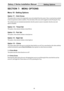 Page 5951
Galaxy 2 Series Installation Manual
SECTION 7:  MENU OPTIONS
Menu 10 - Setting Options
Option 11 - Omit Zones
This option allows zones to be temporarily removed (omitted) from the system. Once a zone has been omitted
it does not generate an alarm condition. The omit status of the zone can be toggled on and off using the # key.
The omitted zones are reinstated automatically when the system is unset or manually when the zone omit
option is disabled.
Option 12 - Timed Set
This option, when entered,...