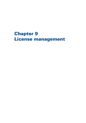 Page 309Chapter 9
License 
management
Downloaded From ManualsPrinter.com Manuals 