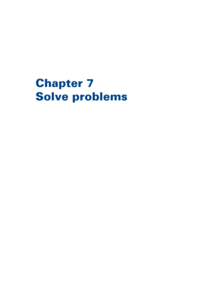 Page 271Chapter 7
Solve problems
Downloaded From ManualsPrinter.com Manuals 