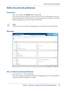 Page 125Define the print job preferences
Introduction
Here you can define the default values for print jobs.
If you send a print job using an Océ printer driver or an Océ job submission tool, the
job settings defined in the printer driver or the job submission tool always overrule the
default settings defined in the Océ Express WebTools.
Note:
Before you can edit a setting or a settings group, you must log on as a Key operator.
Illustration
How to define the print job preferences
1.Click 'Preferences' -...