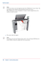 Page 168Note:
You do not need to center the original precisely when 'Width detect' is set to 'Auto'. The
exact position of the original is automatically detected by the scanner.
When 'Width detect' is set to 'Standard' or 'Custom', feed the original between the
markers or exactly centered.
2.The scanner takes the original.
Note:
Depending on the selected 'Original release mode' in the Océ Express WebTools, the
scanner holds or releases the original after the scan...