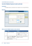 Page 58Use Océ Publisher Express to send a print job
Introduction
Océ Publisher Express is a job submitter that is integrated in the Océ Express WebTools.
Illustration
How to use Océ Publisher Express to send a print job
#
RemarksActionStep
Use one of the following web browsers
■Microsoft® Internet Explorer 6.0 (or
higher)
■Mozilla Firefox™ 2.0 (or higher)
Open your web browser.1
'Printer name' is the name of your Océ
PlotWave 300 printer.
Enter the URL  http://'printer
name' in your...