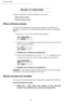 Page 3030 Getting started
ACCESS TO FUNCTIONS
Access to functions may be achieved in two ways.
• Menu-driven access.
• Direct function access.
Menu-driven access
You can print the guide to find out the number of a function by 
pressing  the key or by scrolling through the menus, as indicated 
below.
+Press the  key, the functions menu appear.
+Use the or  navigator arrows to move the cursor   in front 
of the required function.
+Validate your choice by pressing OK.
+When in the selected menu, use the   or ...