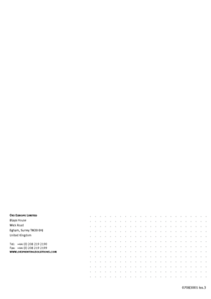 Page 105
Oki Europe LimitedBlays HouseWick Road
Egham, Surrey  TW20 0HJ
United Kingdom
Tel: +44 (0) 208 219 2190Fax: +44 (0) 208 219 2199www.okiprintingsolutions.com
07083001 iss.3
Downloaded From ManualsPrinter.com Manuals 