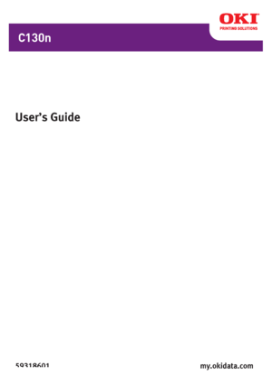 Page 1User’s Guide
59318601 my.okidata.com
C130n
Downloaded From ManualsPrinter.com Manuals 
