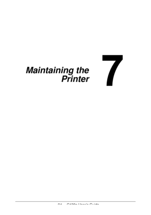 Page 9494 - C130n User’s Guide
Maintaining the 
Printer
Downloaded From ManualsPrinter.com Manuals 